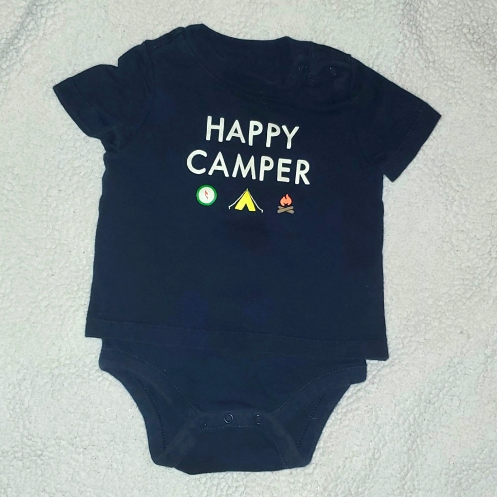 T shirt camping onesie